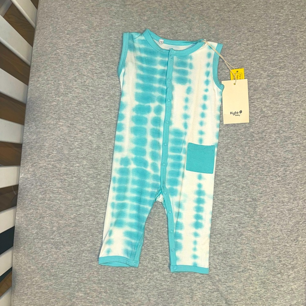 Kyte BABY robin riptide Sleeveless Romper